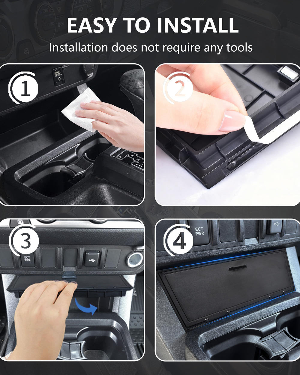 JJMY hidden storage keeps sunglasses and small items secure.
