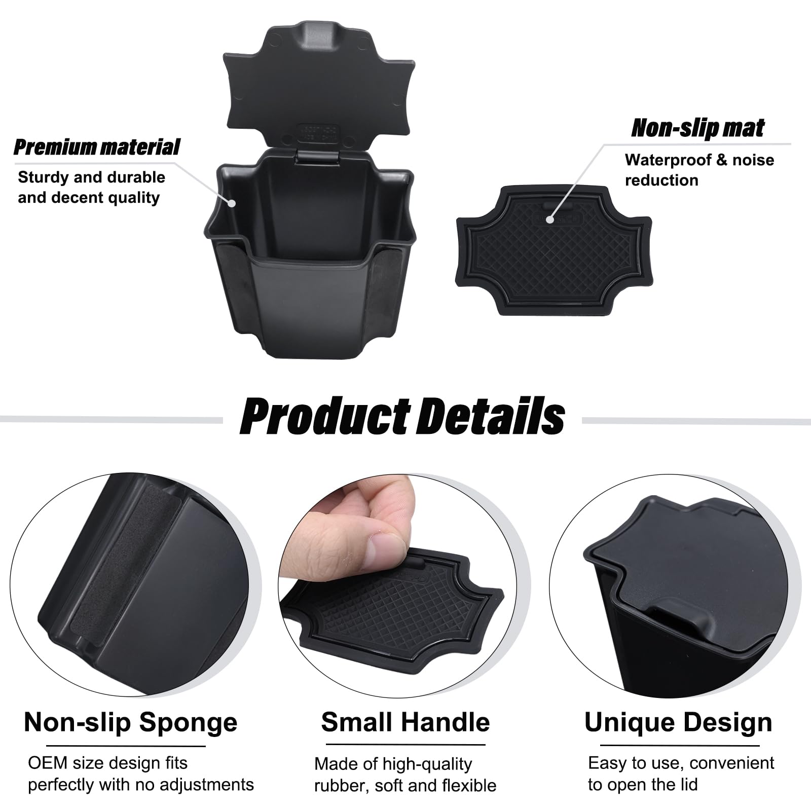 JKCOVER center console coin box in full-console setup fits bucket seats with a clean look.