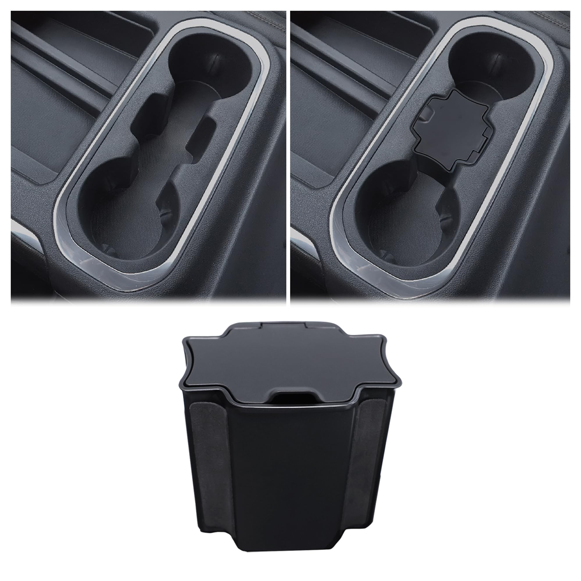 JKCOVER center console coin box for Silverado 1500 keeps small items neatly organized.