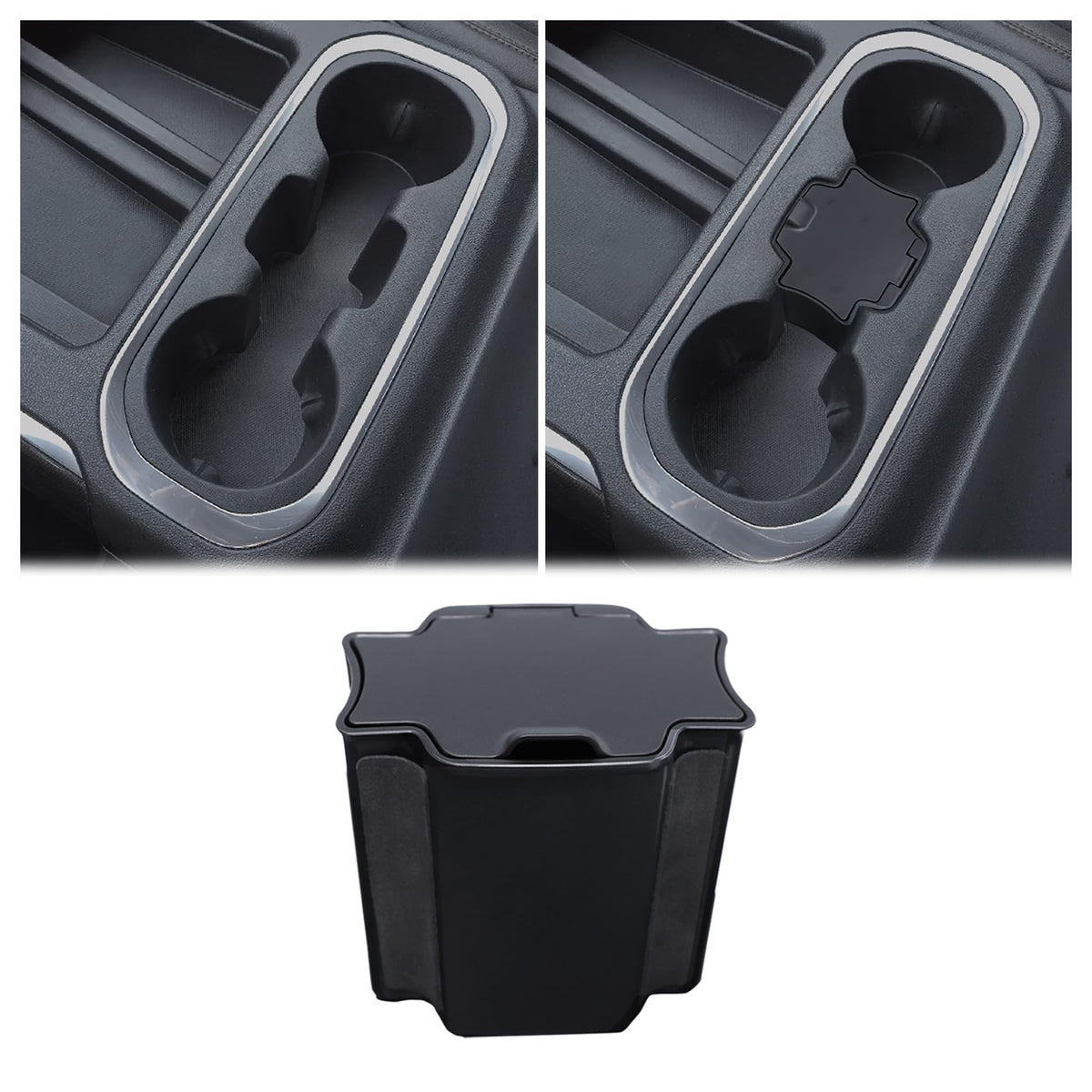 JKCOVER center console coin box for Silverado 1500 keeps small items neatly organized.