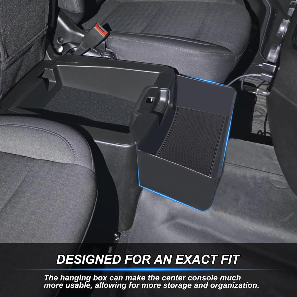 Expanded storage space helps keep items organized during daily drives.