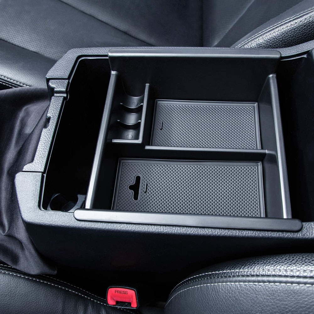JKCover center console organizer maximizes space and keeps essentials within reach.
