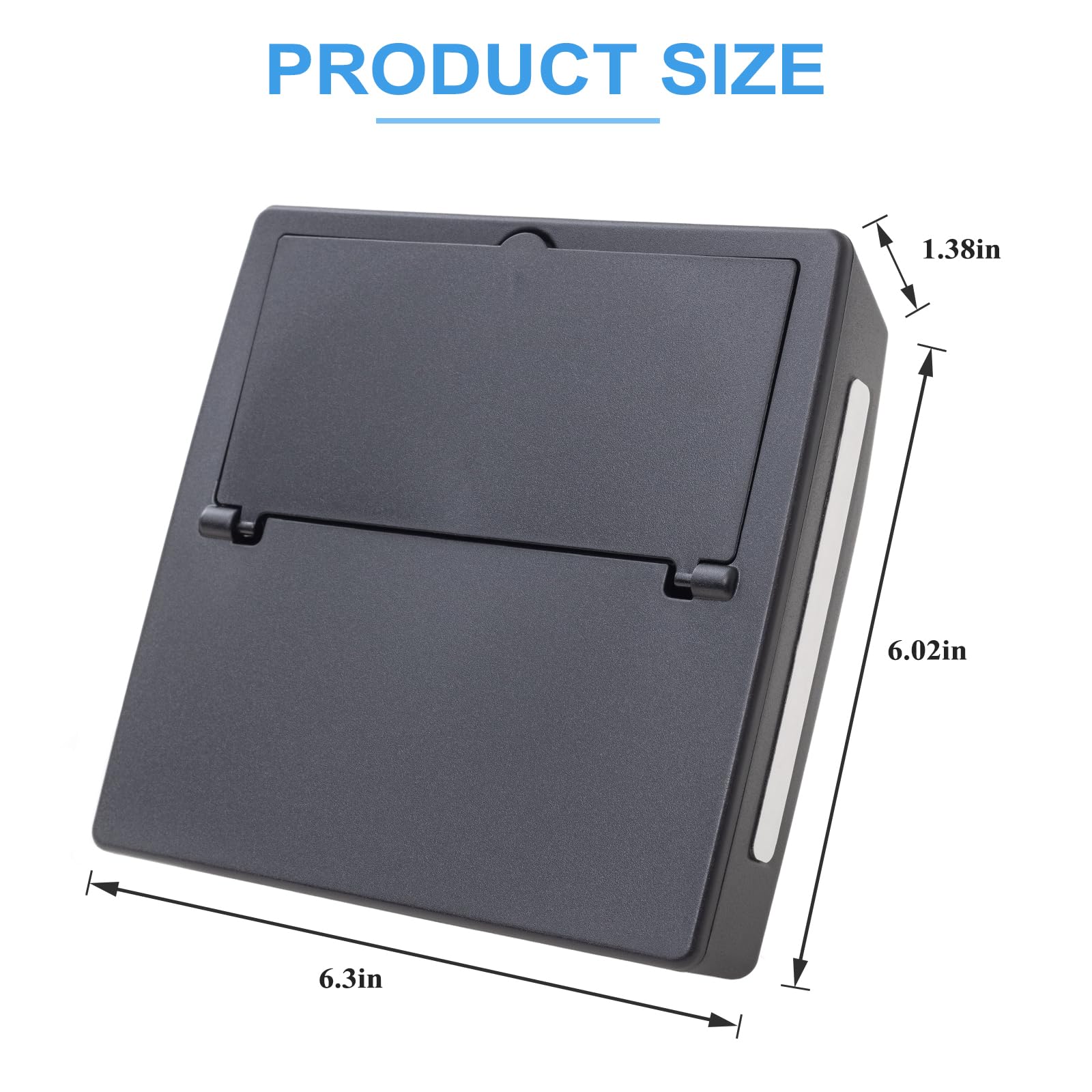 JKCOVER easy-install process using adhesive backing and a quick press.