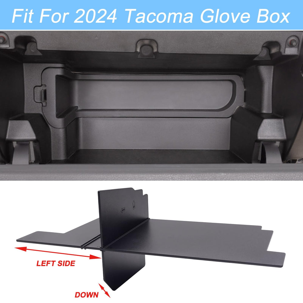 JKCOVER easy-install glove box organizer requires no tools.