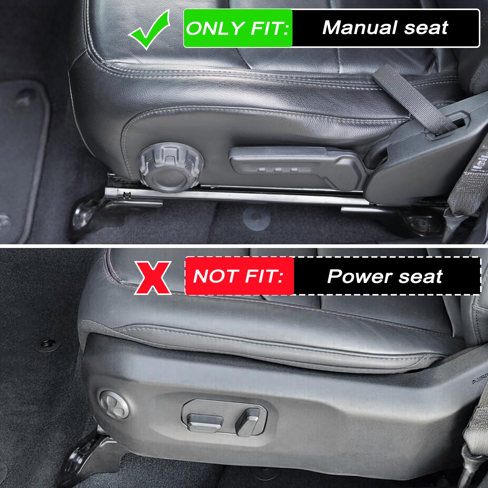 JKCover hidden under-seat compartment tray adds discreet storage in the Wrangler cabin.