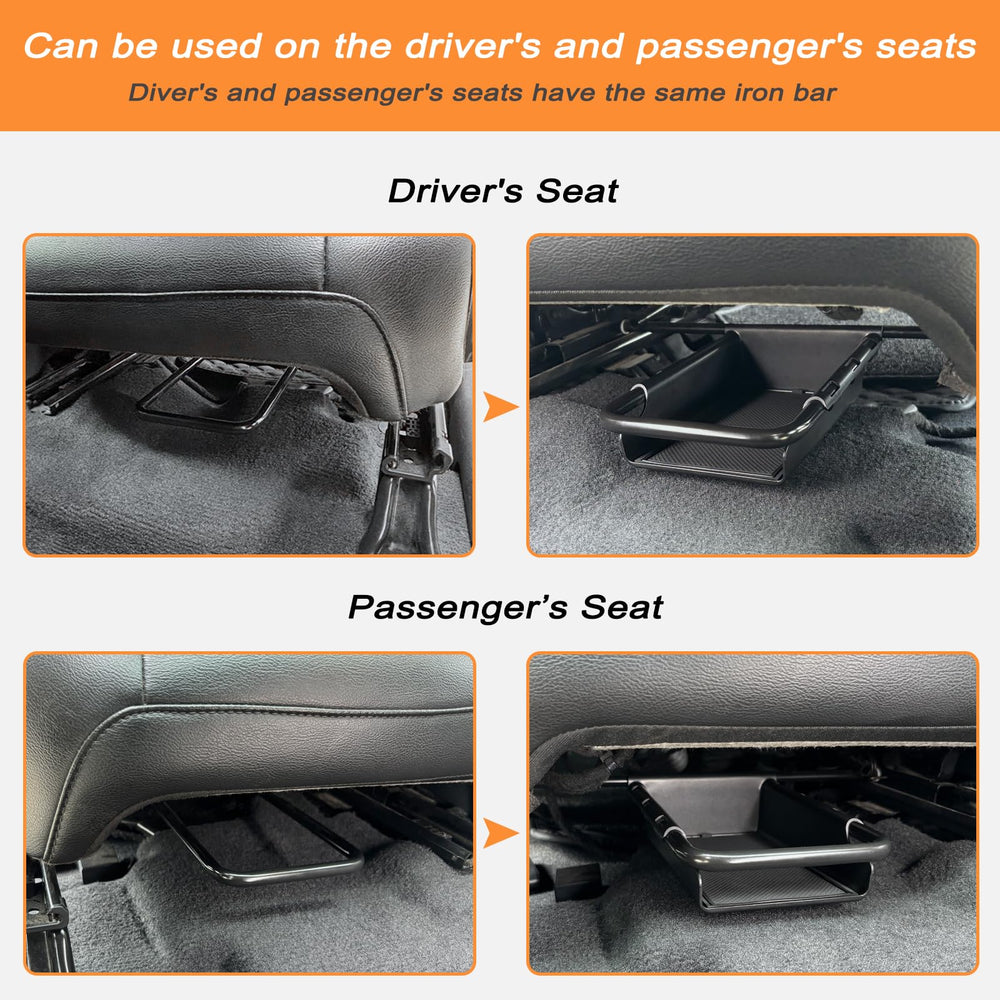 JKCover patented design tray blends with interior for a factory-like look in a Wrangler.