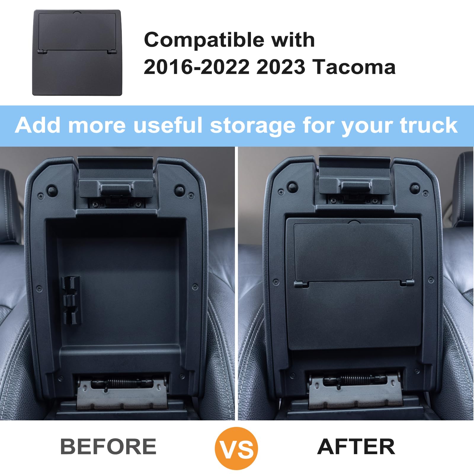 JKCOVER press-to-open mechanism providing quick access in Tacoma.