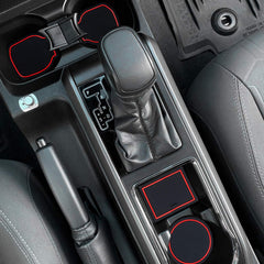 JKCOVER Tacoma center console liner shields against dust and minor spills.