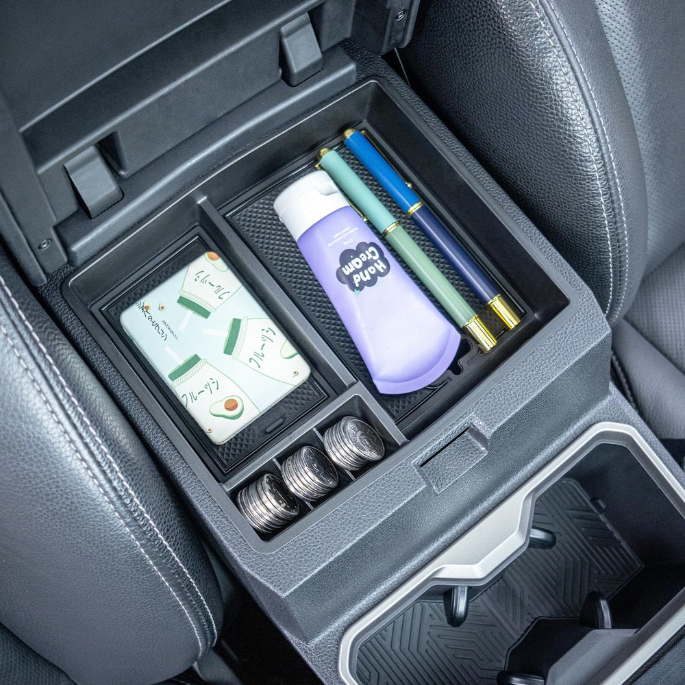JKCOVER Tacoma tray with washable mats reduces rattling and secures items