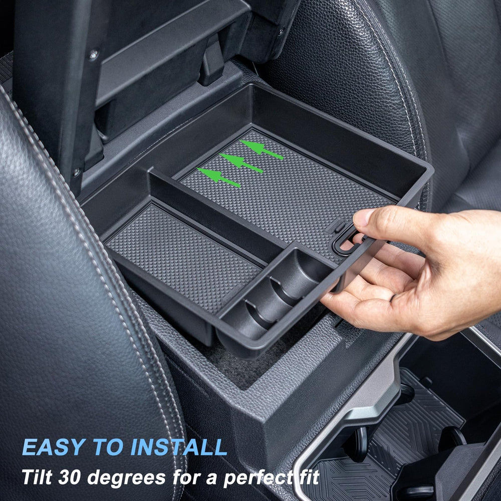JKCOVER OEM-fit Tacoma tray installed, blends with interior finish