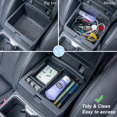 JKCOVER Tacoma two-layer tray organizes coins, phone, and small items
