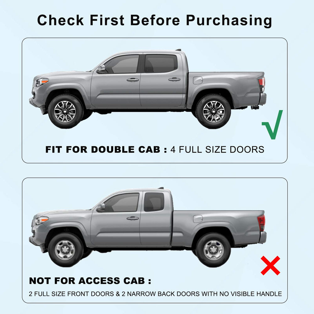 JKCOVER Tacoma door pocket liner protects pockets and keeps items organized.