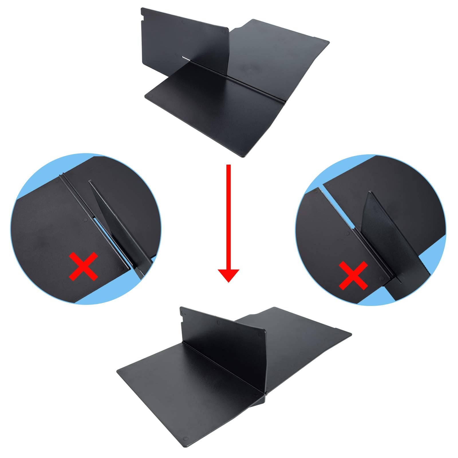 Four compartments separate manuals, licenses, sunglasses, and small tools.
