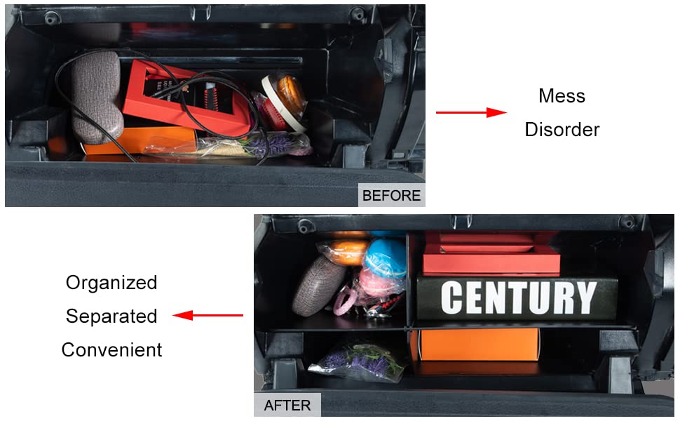 Removable back section provides quick access to the cabin air filter.