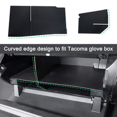 ABS matte-finish divider adds a durable, OEM-like look to your Tacoma.