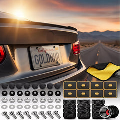 jkjnqnq installation mounting hardware—complete kit for US standard plates.