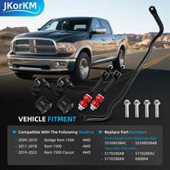 JKorkM k80894 sway bar link kit provides precise handling and reduced body roll