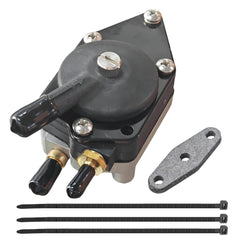 JLM MARINE 438555 fuel pump side view showing compact design.