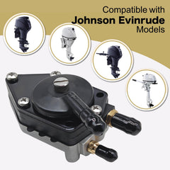 JLM MARINE 438555 top label illustrating model compatibility.