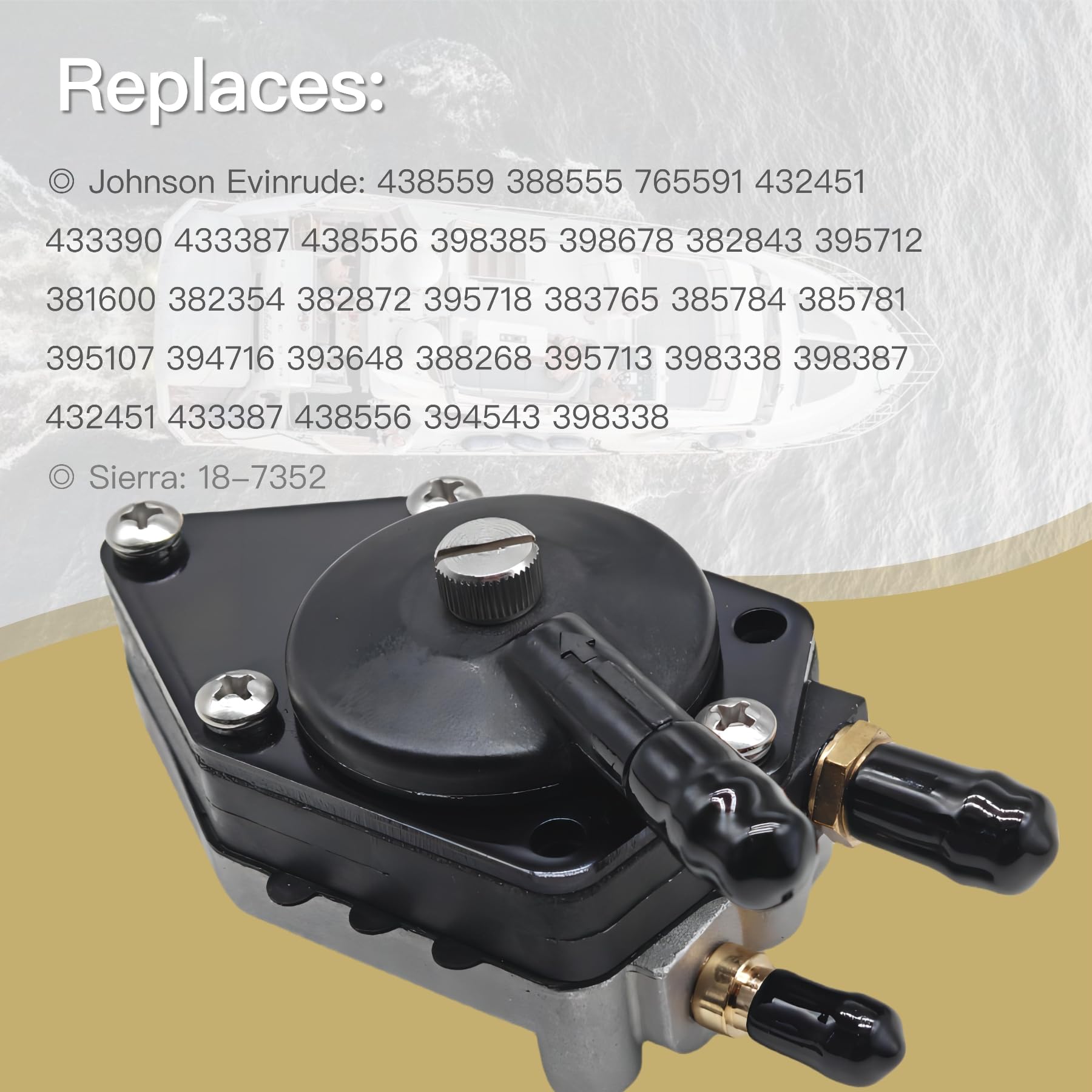 JLM Marine compatibility highlight shows broad Johnson Evinrude model coverage