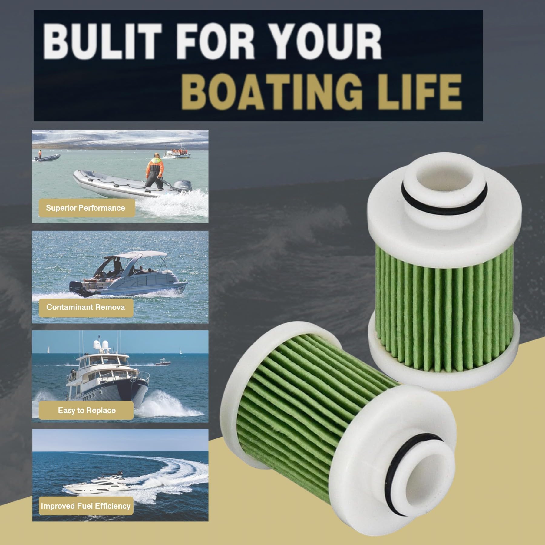 JLM Marine packaging displaying Suzuki part numbers 15412-92J00 and 15412-92J01.