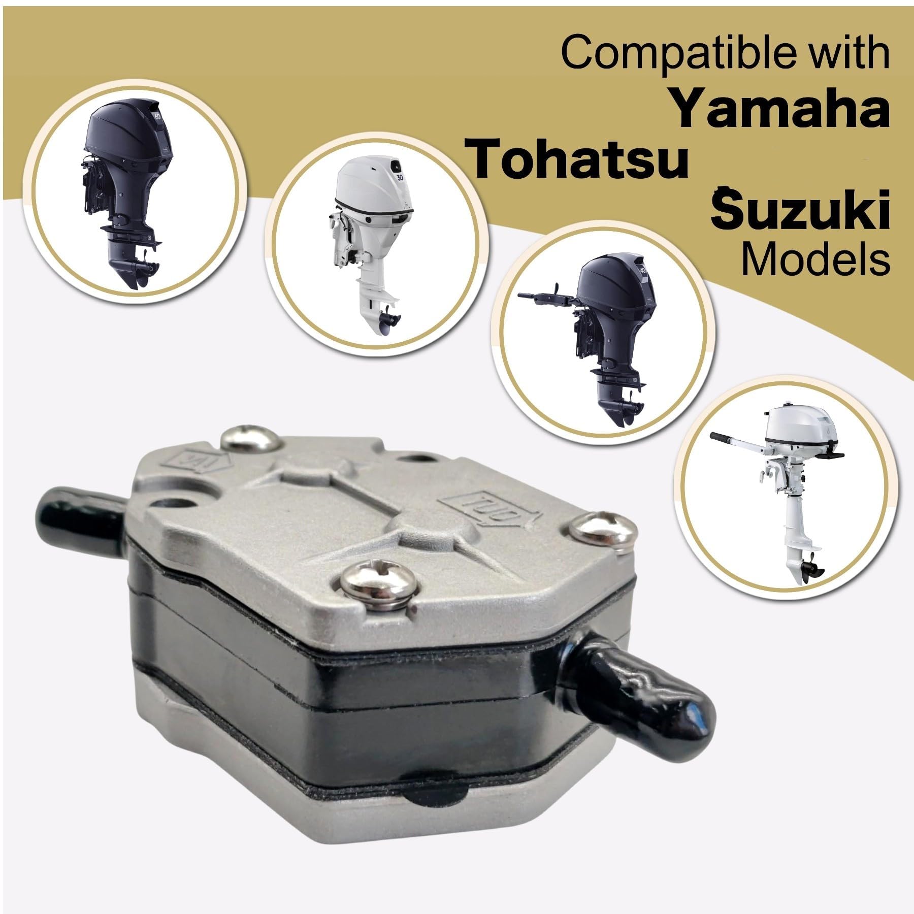 Suzuki 15100-94312 replacement fuel pump supports smooth on-water operation.