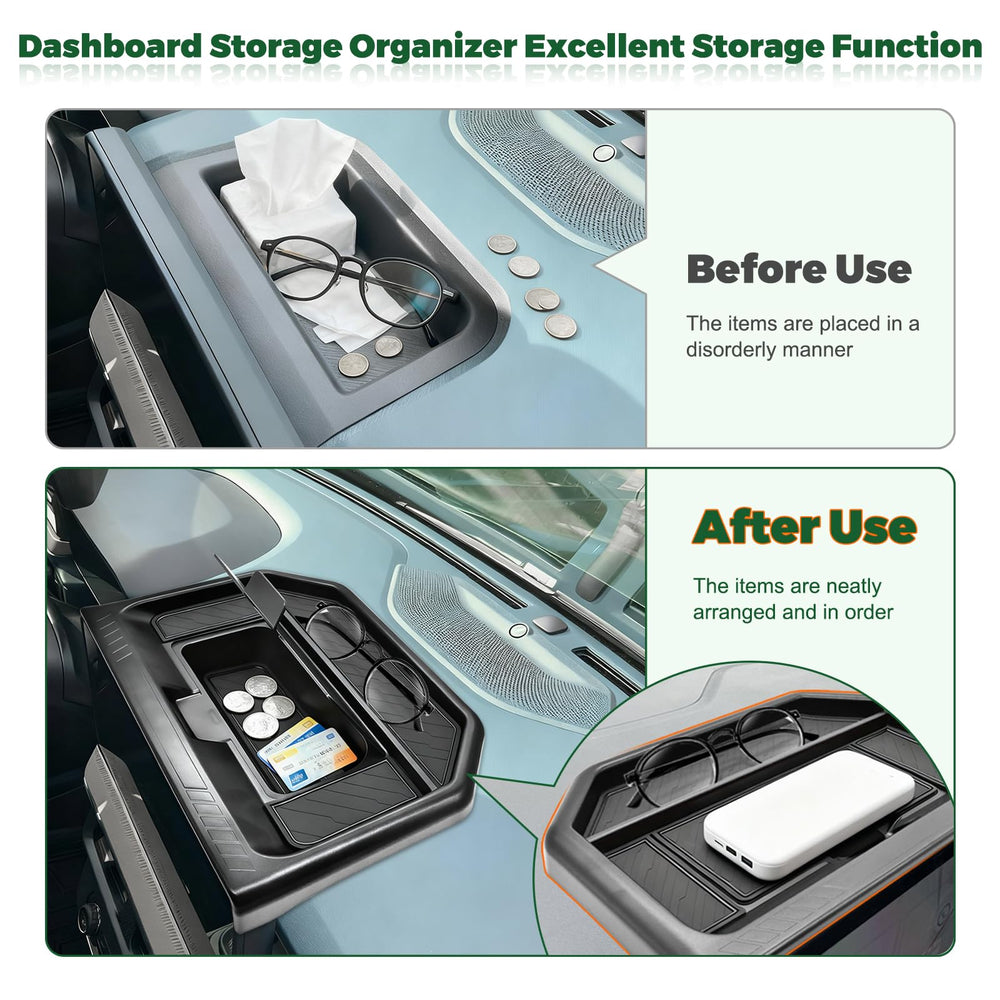 JLQP anti-slip mat with Ford Maverick pattern preventing items from sliding.