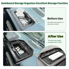 JLQP anti-slip mat with Ford Maverick pattern preventing items from sliding.