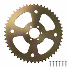 JMCHstore 50T balanced rear sprocket teeth detail for smooth power transfer.