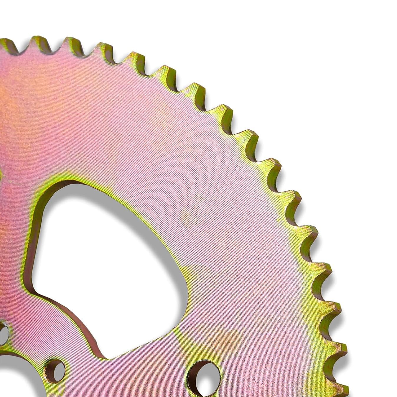 JMCHstore 60T sprocket 4-hole mounting closeup with hardware
