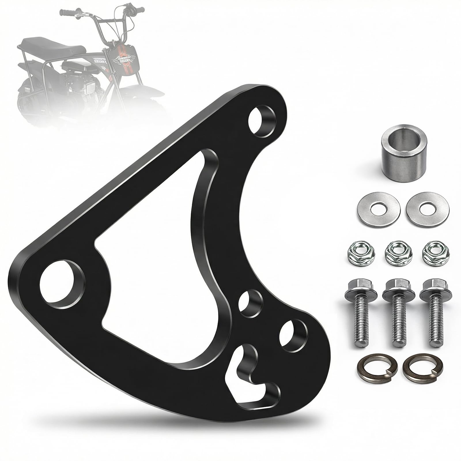 JMCHstore 63mm caliper bracket for Motovox MBX10 offers precise alignment for stable braking