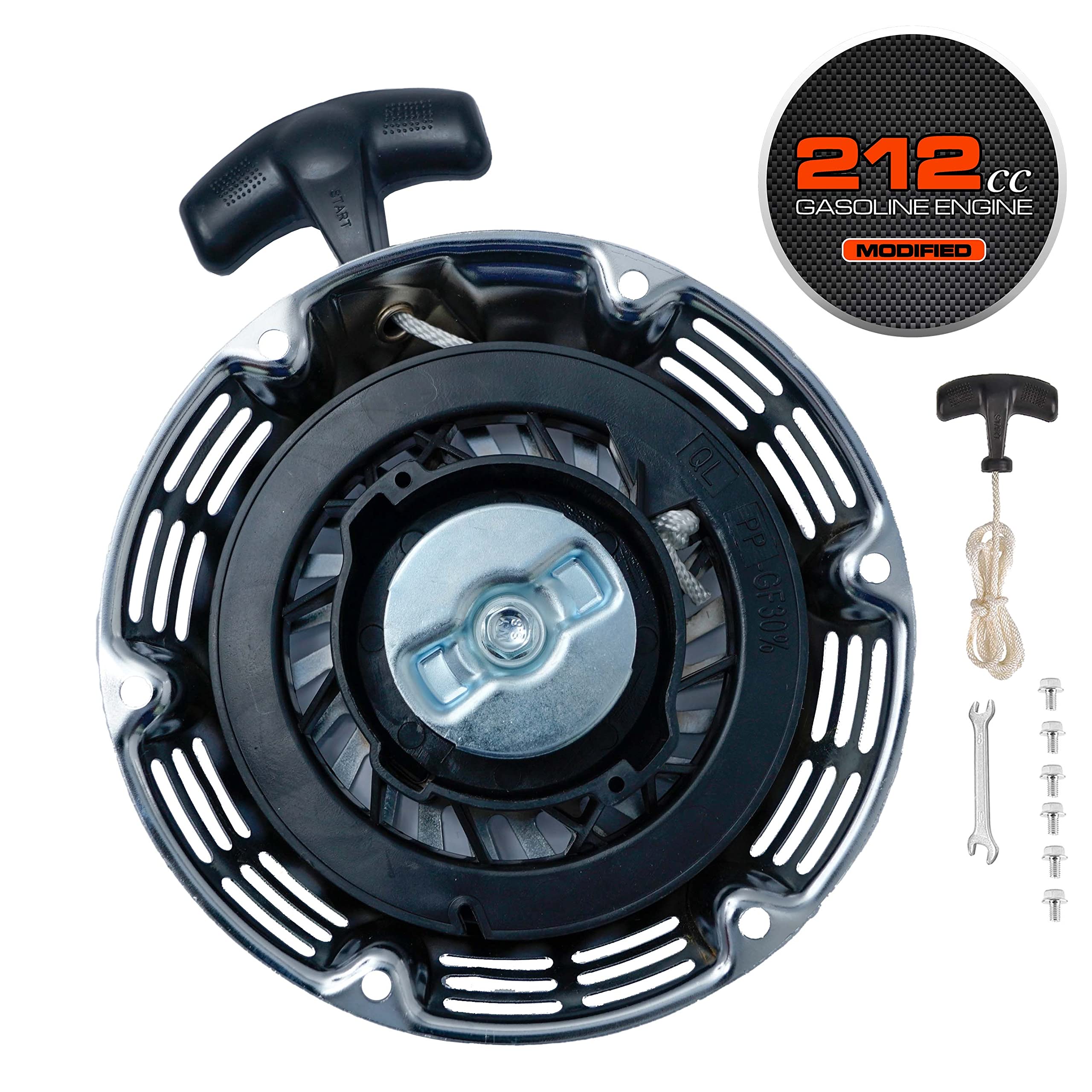 JMCHstore Coleman CT200U pull start assembly ready for mini bike use.