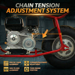 JMCHstore forward/backward adjustment enables precise engine positioning