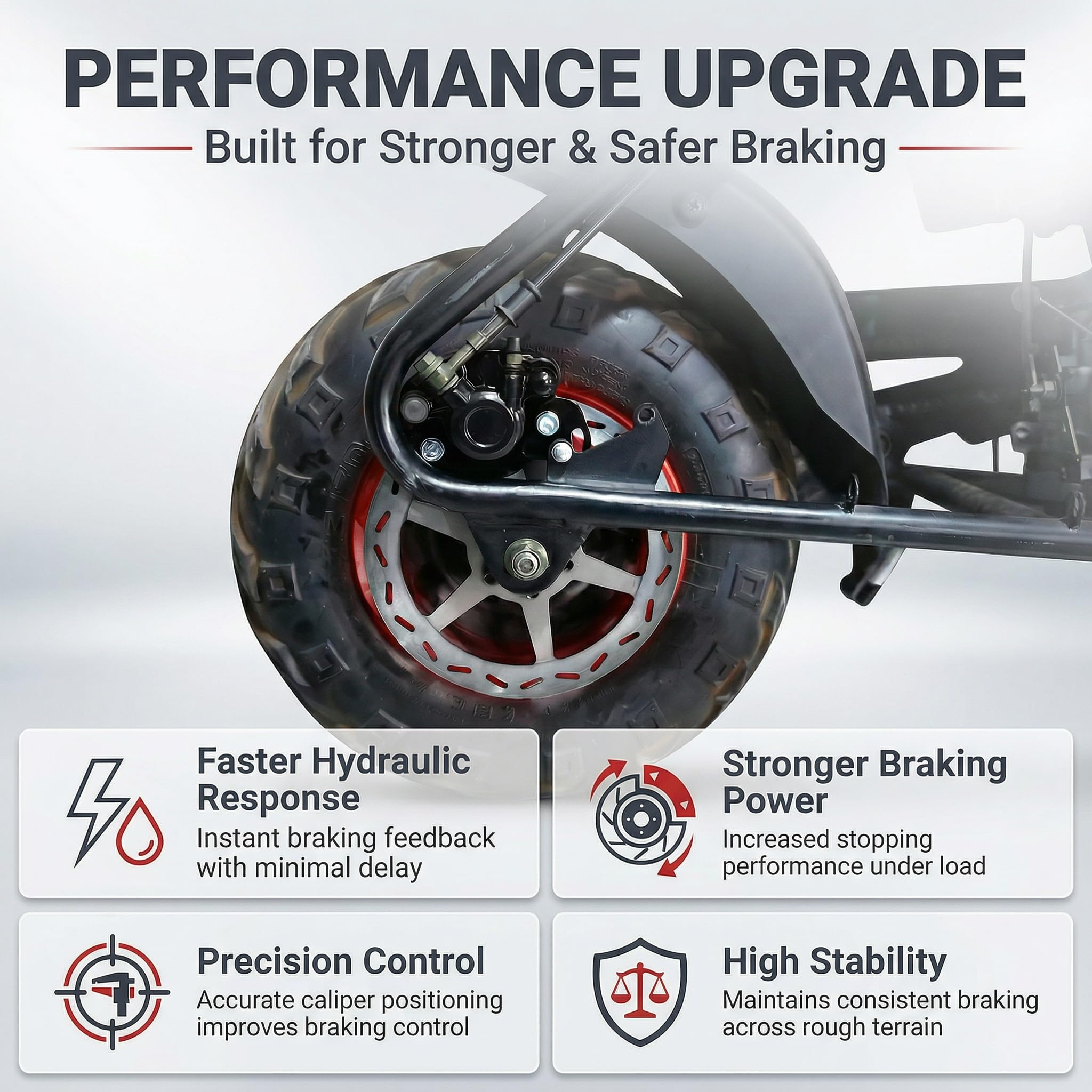 Includes all bolts, spacers, washers for a secure bolt-on install