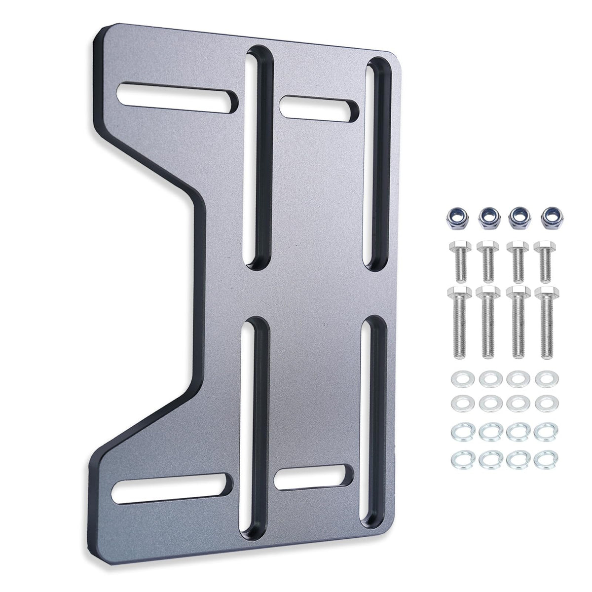 JMCHstore mini bike engine mount plate in bolt-on configuration for easy upgrades