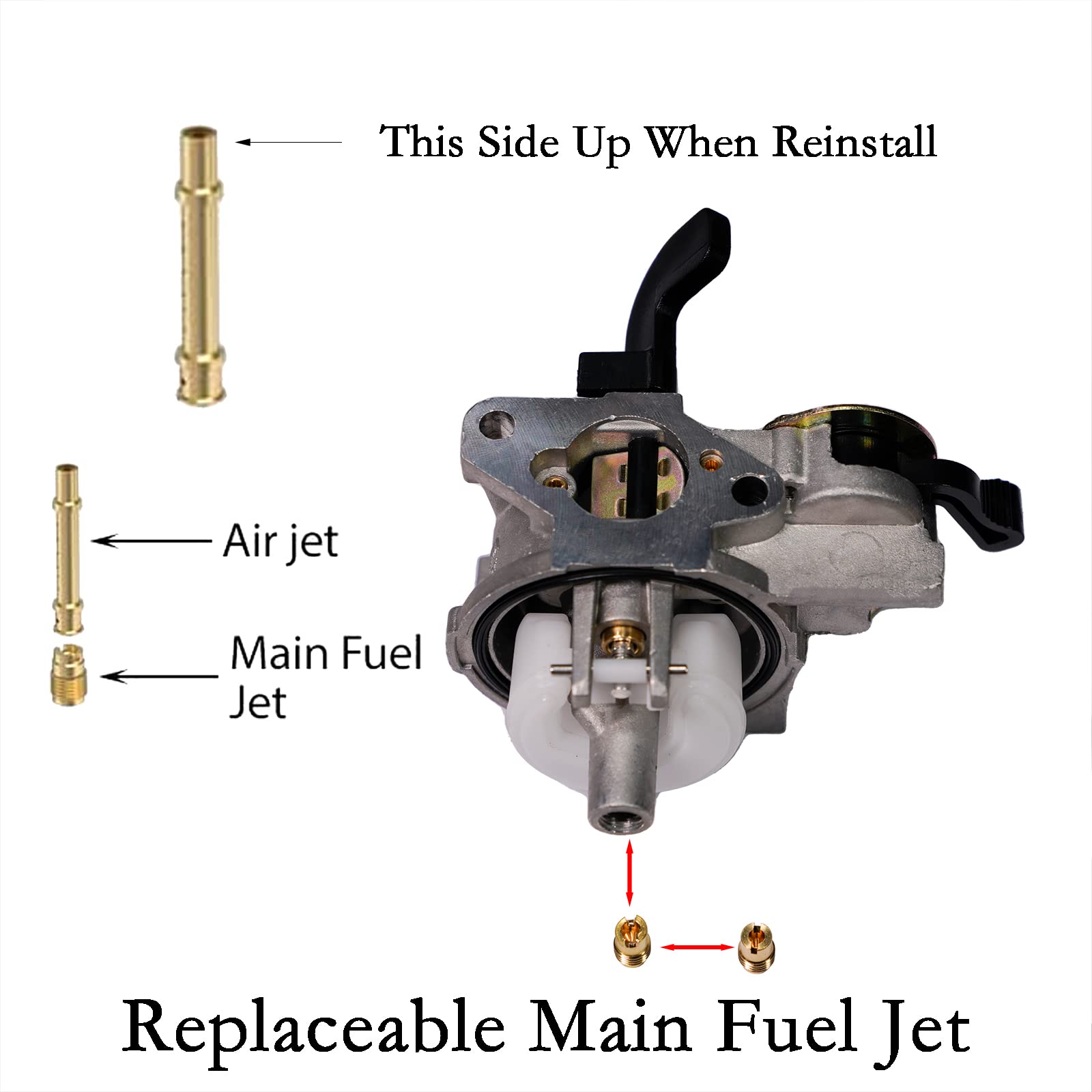 JMCHstore idle speed screw on carburetor for stable idle