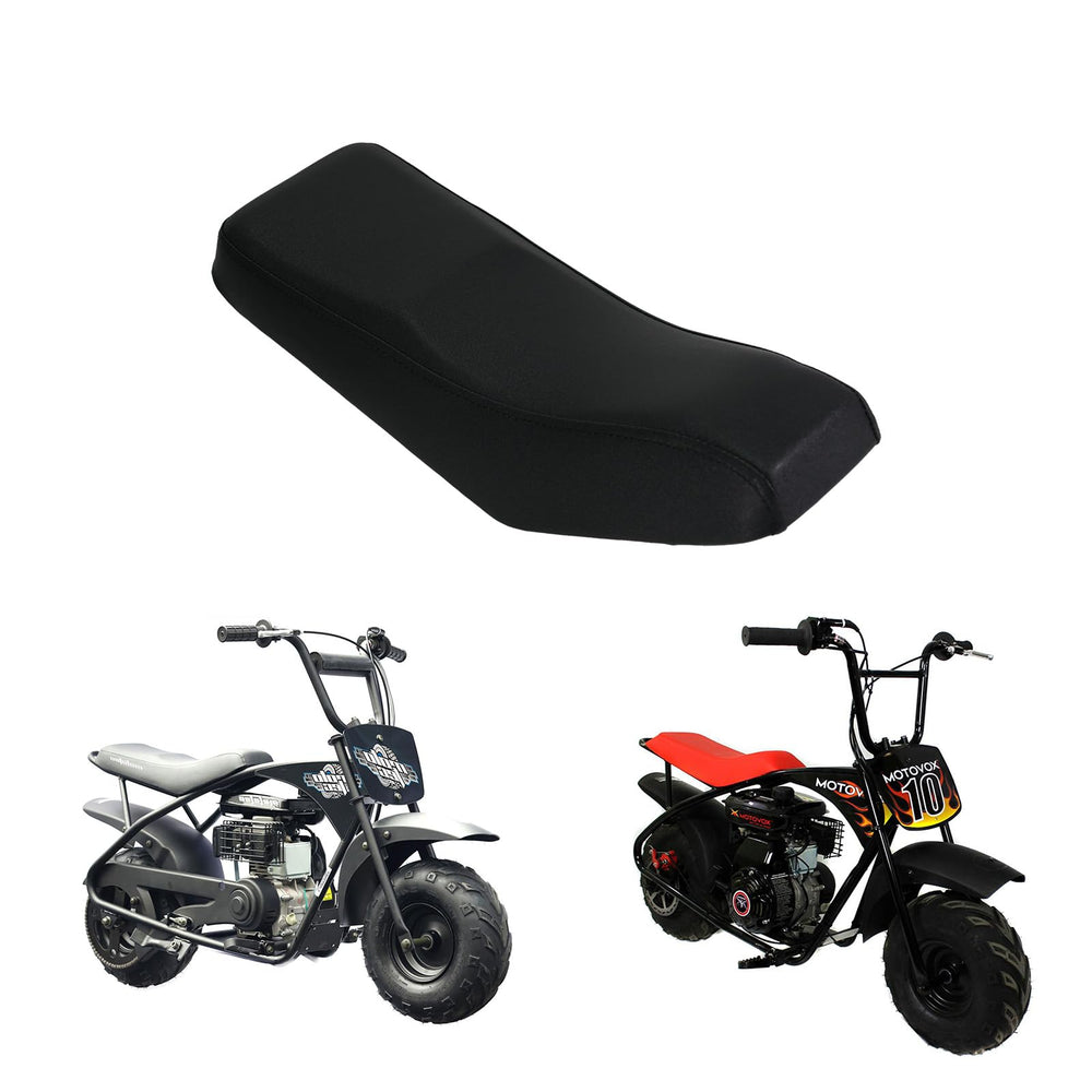 Motovox MBX10 seat with foam padding highlighted for plush ride comfort