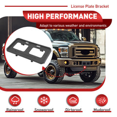 JMTAAT front license plate bracket for F450 keeps the plate firmly in place on rough roads.