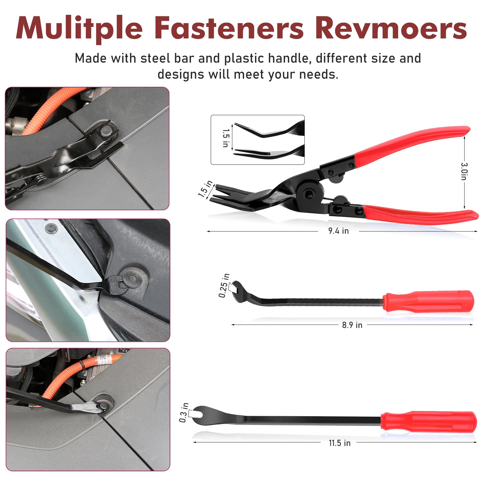 JNLK 12-fastener clip kit covers bumper, door, fender and more