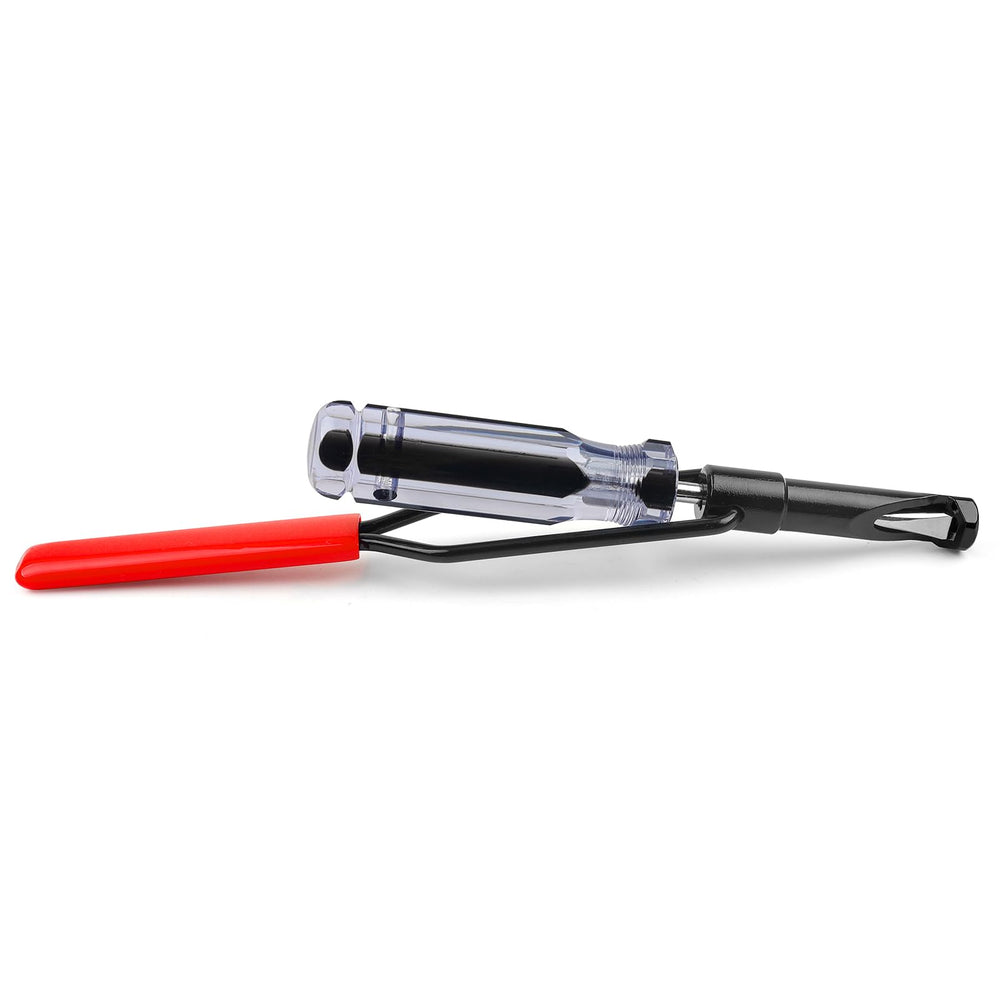 JNSOET eight-inch side handle provides leverage for loosening screws.