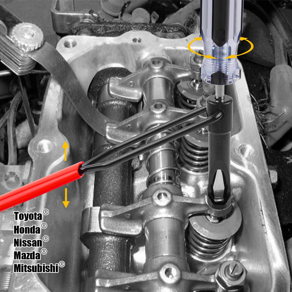 JNSOET includes feeler gauge and manual for guided maintenance.