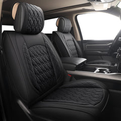 JOJOBAY Dodge Ram front left seat cover, durable PU leather protection.