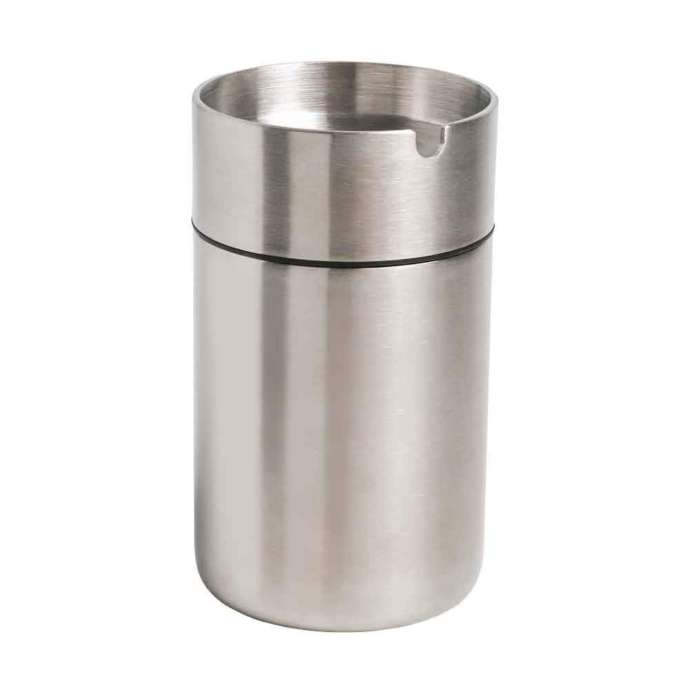 JOCHA stainless steel ashtray, durable and fire resistant for long-lasting use