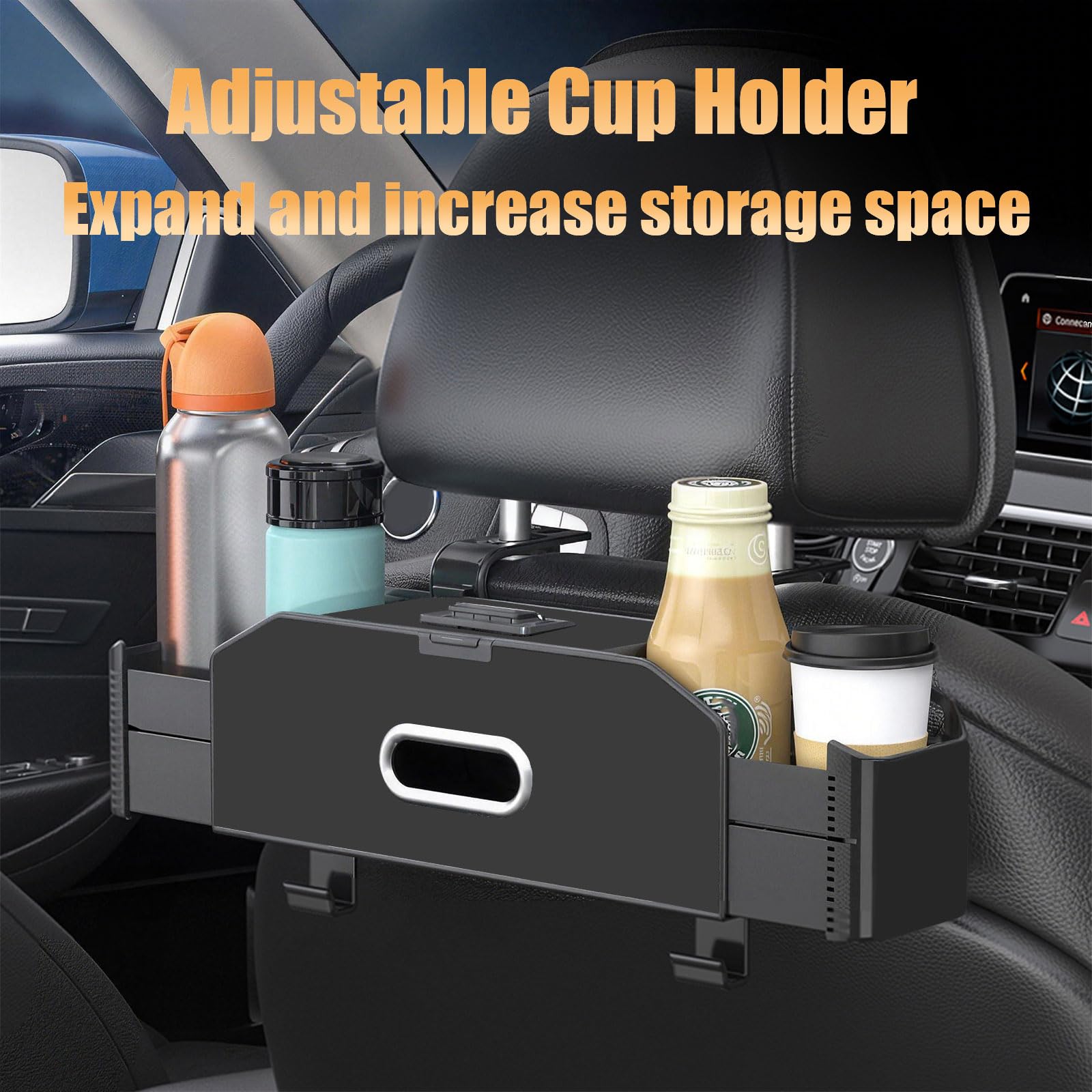 Joezhe backseat organizer with trash can for a cleaner car interior