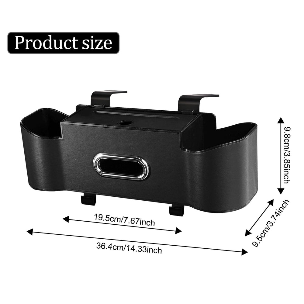 Joezhe backseat organizer universal fit works with SUV, van, or sedan.