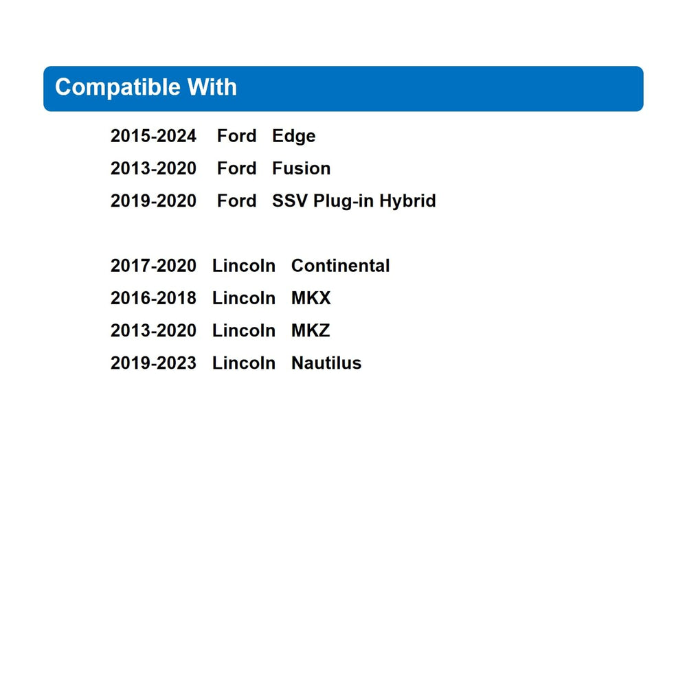 JOGO AUTO cabin air filter installed in Ford Edge showing fitment