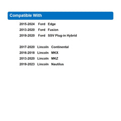 JOGO AUTO cabin air filter installed in Ford Edge showing fitment