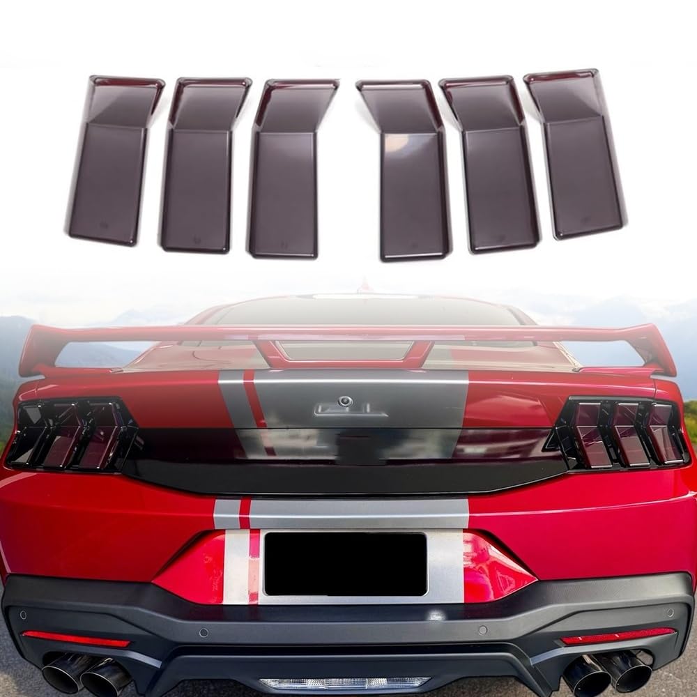 Jogon tail light lamp guard trim for Ford Mustang GT S650 protects lenses while boosting style.