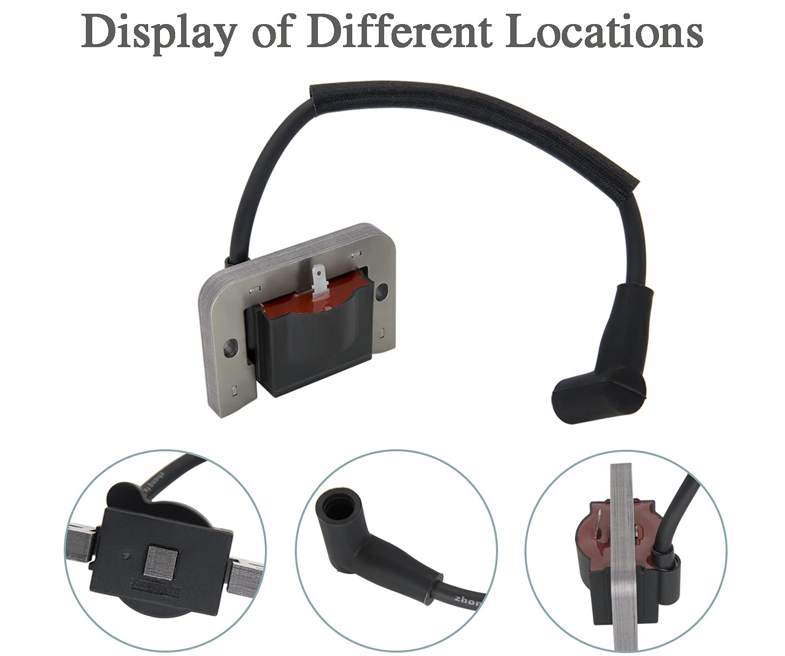 JOHAHTANG ignition coil compatibility label shows broad fitment