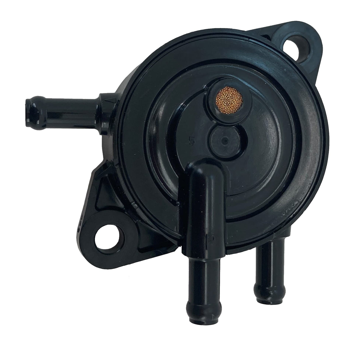 John Deere UC34375 fuel pump front view, OEM quality for reliable fuel delivery.